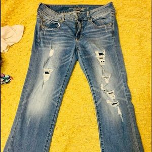 American eagle artist crop Jean size 12